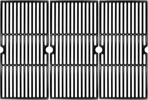 lot 30238 image: Hongso 19 116 x 28 Inch Porcelain Coated Cast Iron Grill Grates Grids Replacement Parts for Brinkmann 810-1750-S, 810-1751-S, 810-3752-F, 810-6570-F, 810-3551-0, Gas Grill Models, Set of 3 (PCB006)