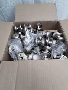 lot 30240 image: Large Box of Door Hardware