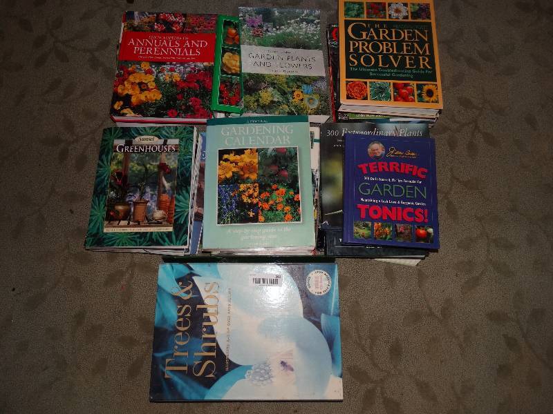 lot 392 image: Large Lot of Gardening, Landscaping, & Home Repair Books.