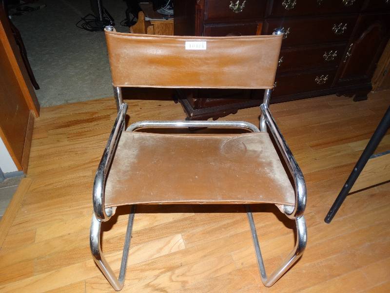 lot 444 image: Contemporary Design Chrome Frame Chair.