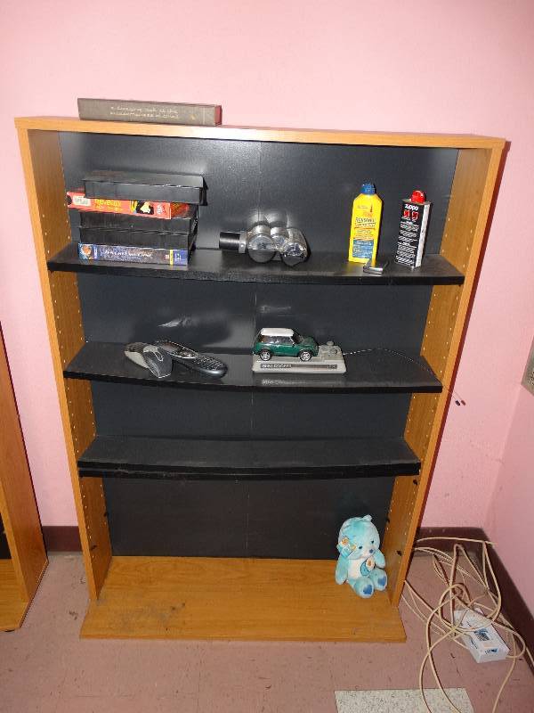 lot 1110 image: CDDVD Storage Shelf Unit wContents.