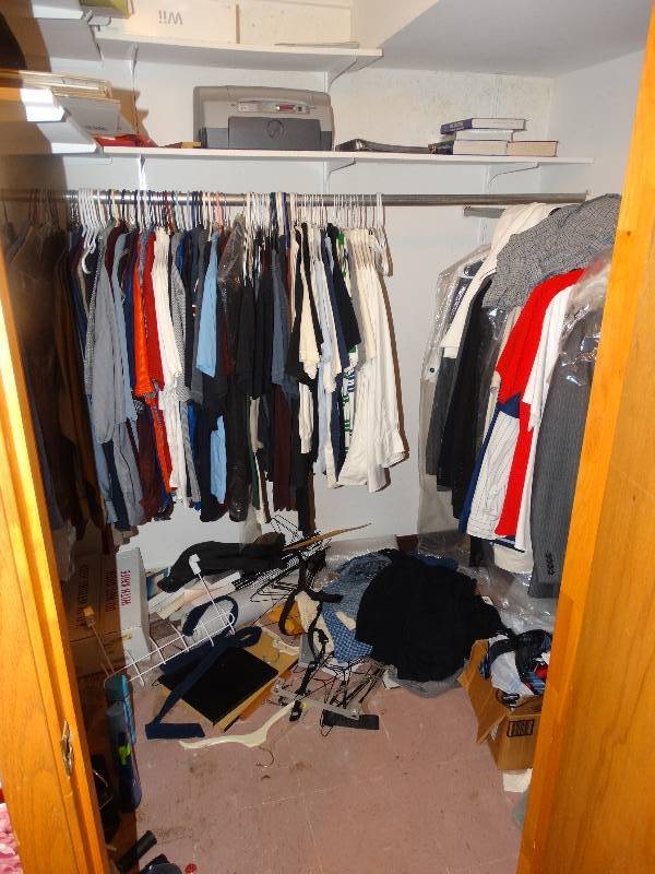 lot 1112 image: All Contents of Clothing Clothing Closet.