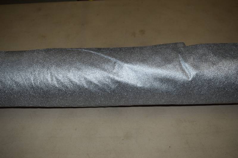lot 9 image: Roll Metallic Gossimar Fabric