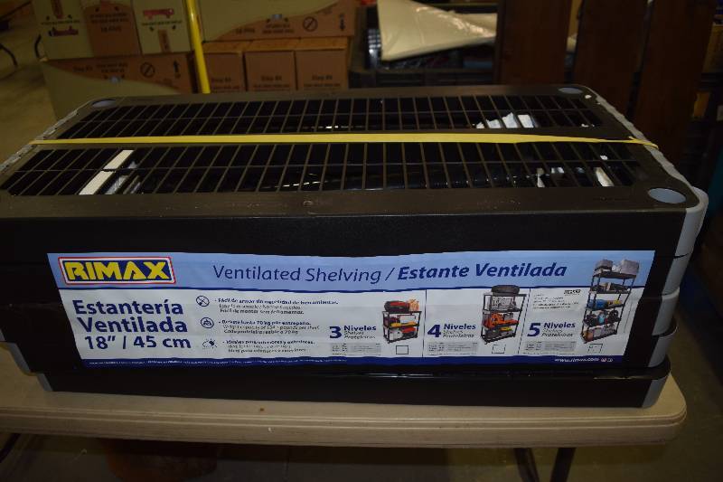 lot 27 image: Rimax Ventilated Shelving Unit