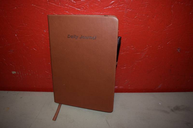lot 138 image: 36 Leather Daily Journals