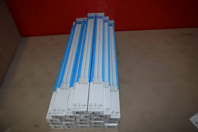 lot 217 image: 21 Philips PL-L-4P Fluorescent Bulbs