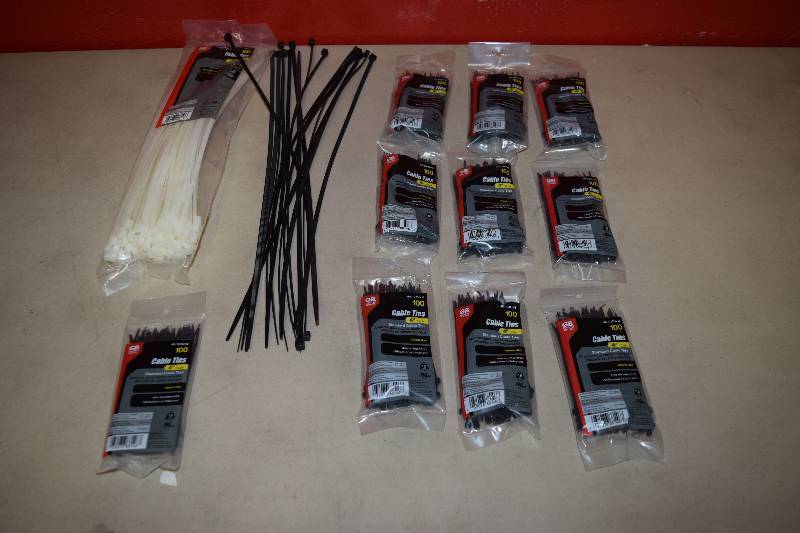 lot 224 image: Cable Ties and Zip Ties