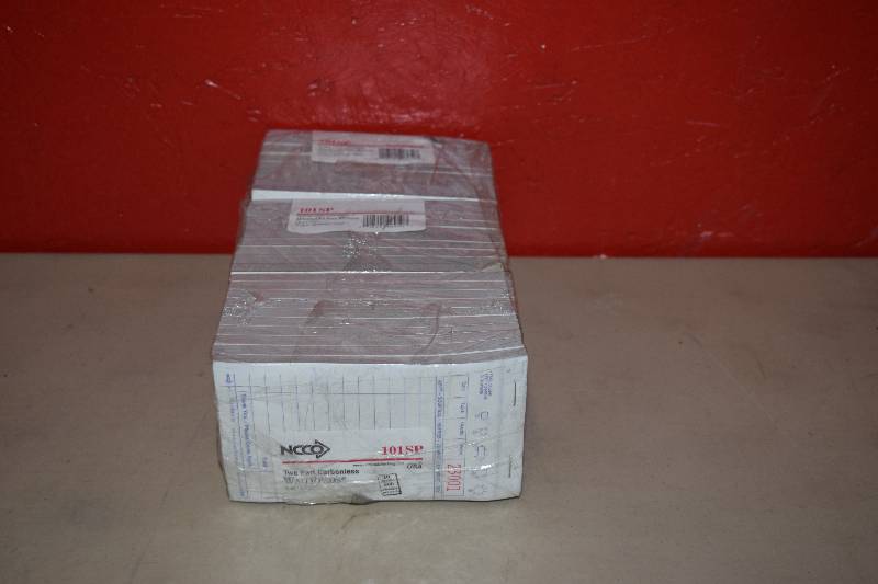 lot 262 image: 30 Pads NCCO 2 Part Carbonless Guest Checks