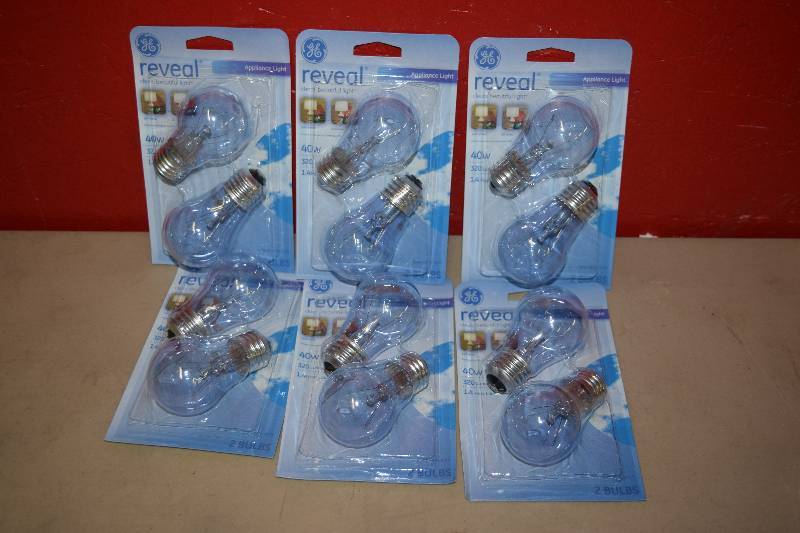 lot 269 image: 12 GE Reveal Appliance Bulbs