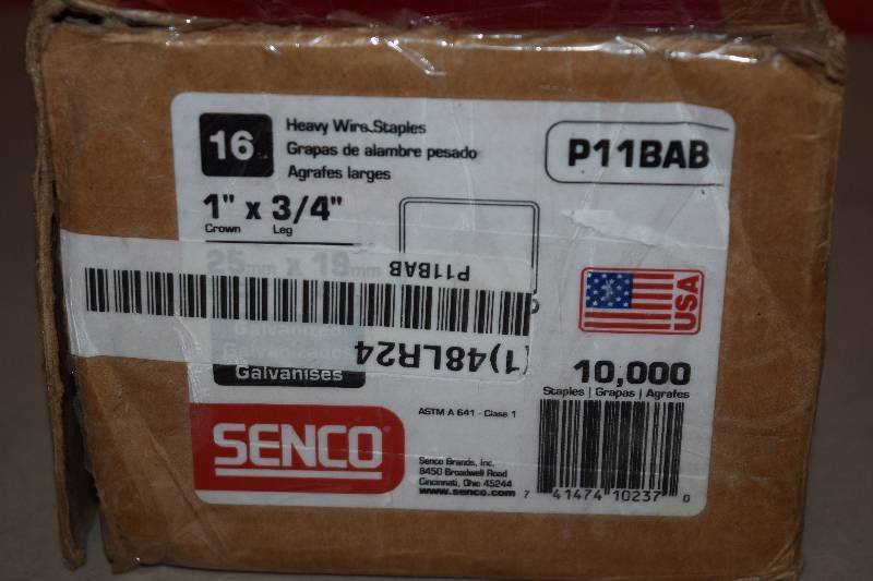 lot 243 image: Approximately 10000 Senco Heavy Wire Staples