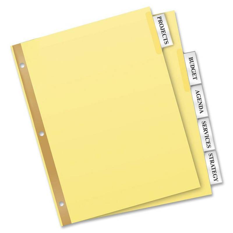 lot 283 image: 2 Packages of 24 Avery 11113 Big Tab Dividers