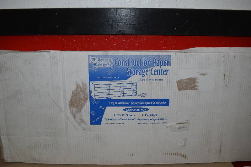 lot 271 image: Classroom Keepers Construction Paper Storage Center
