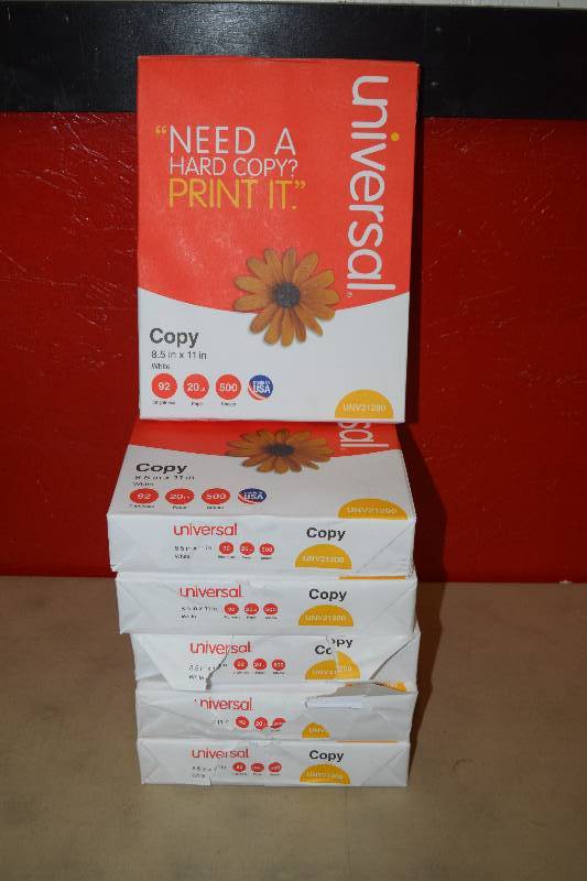 lot 288 image: 6 Reams Universal Copy Paper