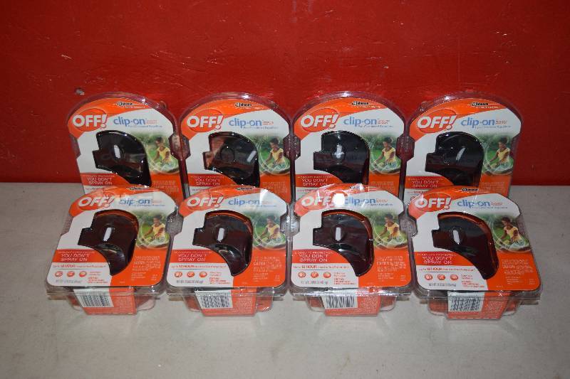 lot 309 image: 8 Off Clip-On Mosquito Repellent