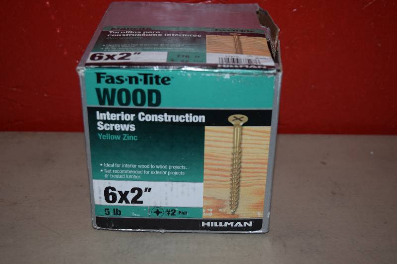 lot 316 image: 5 Pound Box Fas-N-Tite Wood Screws