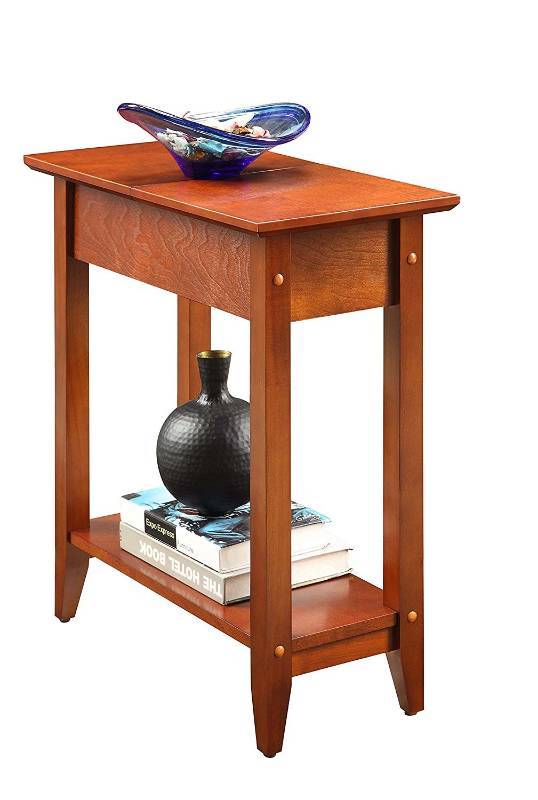lot 348 image: Convenience Concepts American Heritage Flip Top End Table