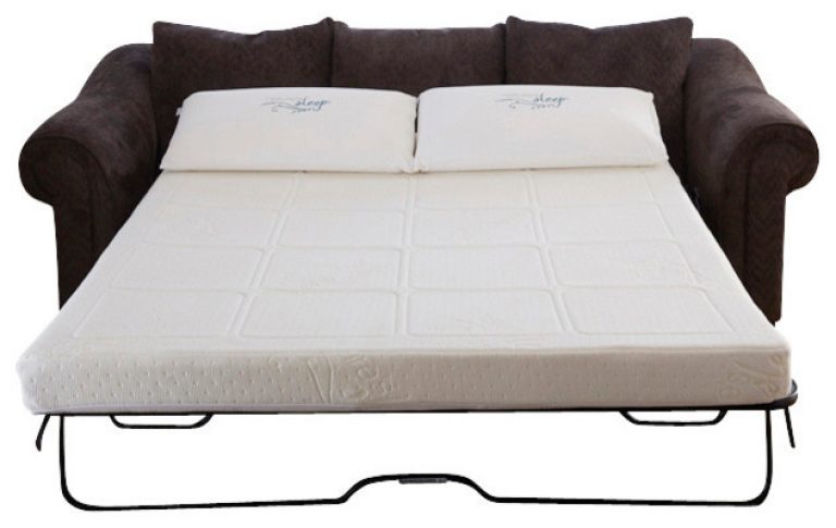 lot 351 image: Memory Foam Sofa Bed Replacement Mattress