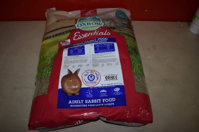 lot 337 image: 25 Pound Bag Oxbow Adult Rabbit Food