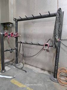 lot 48673 image: Industrial Grade Shackle Storage Rack System