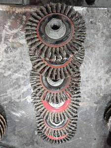 lot 48701 image: Industrial Wire Wheel Brushes - Set of 6&nbsp