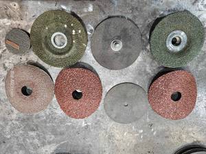 lot 48711 image: (7) Assorted Industrial Grinding and Sanding Discs Lot&nbsp