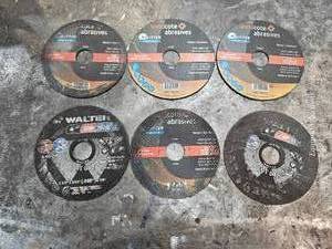 lot 48712 image: (6) Mixed Lot of Metal Cutting Discs - Walter &amp Weldcote&nbsp