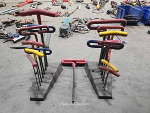 lot 49000 image: Vintage Bondhus Hex Key Set with Stand
