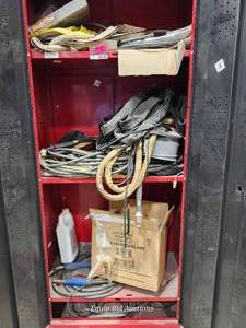 lot 48520 image: Industrial Welding Supply Cabinet Contents