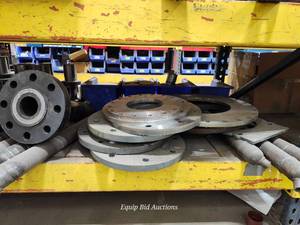 lot 48548 image: Industrial Valve Components and Flanges Lot&nbsp