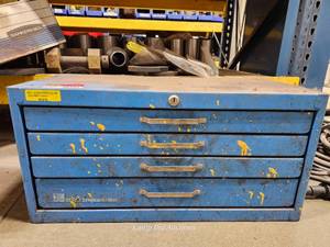 lot 48554 image: Industrial Tap Storage Cabinet with Assorted Taps&nbsp