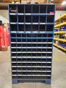 lot 48557 image: Industrial Hardware Storage Cabinet with UNC Screws and Fasteners&nbsp