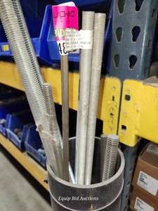 lot 48573 image: Threaded Rod and Drill Bit Assortment&nbsp