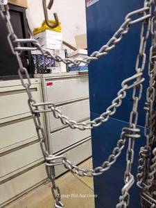 lot 48574 image: (2) Industrial Grade Steel Chain For Tires