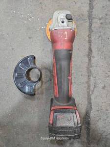lot 49034 image: Milwaukee M18 Cordless Angle Grinder with Guard&nbsp