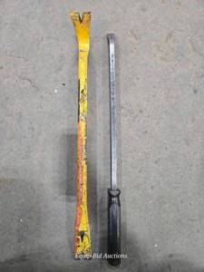 lot 49048 image: Kimball Midwest Pry Bar and Screwdriver Set&nbsp