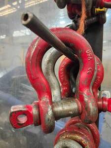 lot 36846 image: Industrial Crosby Shackles Set&nbsp