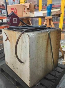 lot 34193 image: Industrial Fuel Tank with Flow Meter