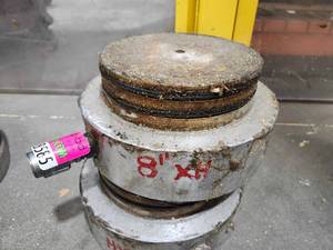 lot 48585 image: (2) 8-inch Industrial Hydraulic Cylinder Assembly - HX Series&nbsp
