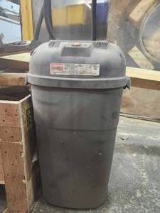 lot 48617 image: Dayton Industrial WetDry Vacuum System with Wooden Shipping Crate