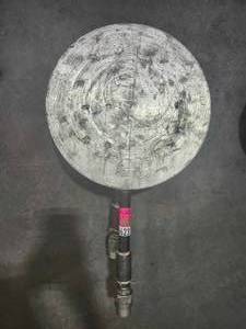 lot 48623 image: Industrial Metal Grinding Wheel with Quick-Lock Arbor&nbsp