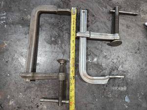lot 49110 image: &nbspRaleigh Bicycle Frame Clamps