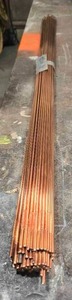 lot 49128 image: 18 inch Copper TIG Welding Filler Rods - 36 inch Length