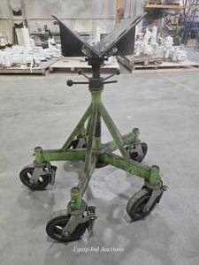 lot 34211 image: Mathey Dearman D676 Pipe Jack Stand with Wheels