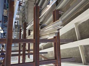 lot 34600 image: (18) Industrial Aluminum Conduit Pipe Lot&nbsp