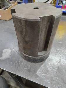 lot 48720 image: Large Industrial Steel Cylinder Mold&nbsp