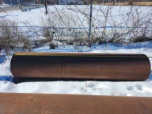 lot 34543 image: (1) 9.5 ft Industrial Steel Pipe Section&nbsp&nbsp