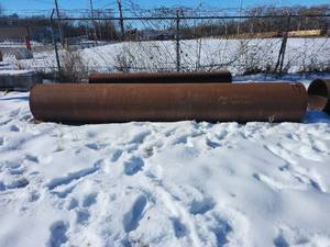 lot 34544 image: (1) 13ft Large Industrial Steel Pipe&nbsp&nbsp