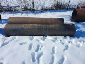 lot 34545 image: (1) 9ft ERW Industrial Steel Pipes&nbsp