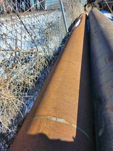 lot 34553 image: (1) 22ft EWR Industrial Steel Pipe&nbsp&nbsp