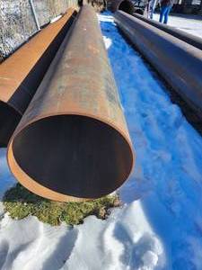 lot 34554 image: (1) 23ft EWR Industrial Steel Pipe Section&nbsp&nbsp